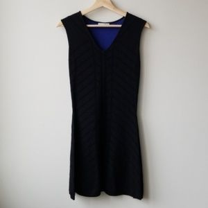 Rebecca Minkoff XS Black Sleeveless Knit Dress